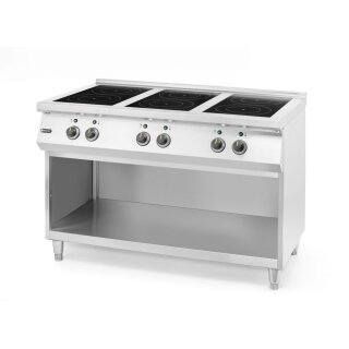 Induktionsherd mit 6 Kochfeldern, HENDI, 400V/25500W, 1200x700x(H)890mm
