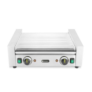 Rollengrill â€“ 2 Zonen, HENDI, 14 Rollen, 230V/1230W, 566x640x(H)192mm