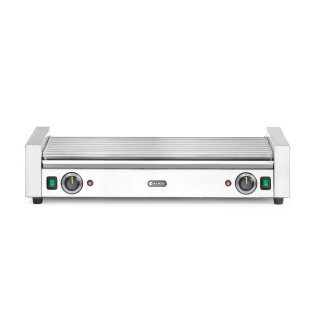 Rollengrill XL - 2 Zonen, HENDI, 14 Rollen, Silber, 220-240V/2000W, 732x590x(H)168mm