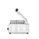 Rollengrill, 1-Zone mit Energiesparabdeckung, HENDI, 9 Rollen, 230V/790W, 566x450x(H)259mm