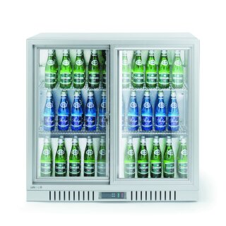 Kühlschrank mit 2 Schiebetüren, Arktic, 150L, Silber, 220-240V/160W, 900x520x(H)840mm