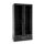 Kühlschrank mit doppelter Tür auf der Rückseite, Arktic, 384L, Schwarz, 220-240V/365W, 900x530x(H)1820mm