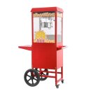 Popcorn-Maschine mit Fahrgestell, HENDI, Rot, 220-240V/1155W, 940x510x(H)1553mm