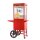 Popcorn-Maschine mit Fahrgestell, HENDI, Rot, 220-240V/1155W, 940x510x(H)1553mm
