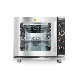 Umluft-Dampfgarer mit Grill 4x GN 2/3, HENDI, Hellgrau, 230V/3000W, 625x585x(H)590mm