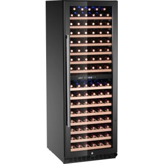 Weinkühler, 2 Zonen, 131 Flaschen, Arktic, 418L, Schwarz, 697x595x(H)1756mm