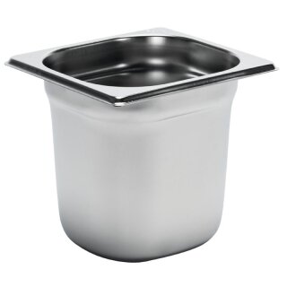 Gastro M Edelstahl GN-Behälter 20cm GN1/6
