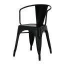 Bolero Bistro Curve Stühle Schwarz (4 Stück)