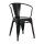 Bolero Bistro Curve Stühle Schwarz (4 Stück)