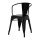 Bolero Bistro Curve Stühle Schwarz (4 Stück)