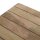 Bolero Bistro Esstisch Geschlitzte Mango Holzplatte Gewehrmetall Rahmen 650mm