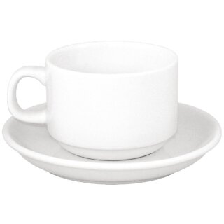 SONDERANGEBOT Athena Hotelware Kombiset Kaffeetassen 20cl mit Untertassen (24 Stück)