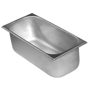 Combisteel Speiseeisbehälter 5 Liter - Edelstahl, 165 x 360 x 120 mm