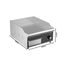 Elektro Grillplatte Gerillt