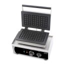 Combisteel Waffeleisen für 3 Brüssler Waffeln - Teflon-Antihaftbeschichtung, Edelstahl