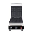 Combisteek Waffeleisen für Quadratische Waffeln - 4 Stück, Edelstahl, 230 V