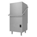 Durschubspülmaschine Ent 400 Dp Dde   Mit Abwasserpumpe Und Spülmitteldosierer