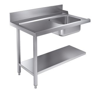 Zulauftisch Grundboden 1200 Links Für 7082.0070 - 0075