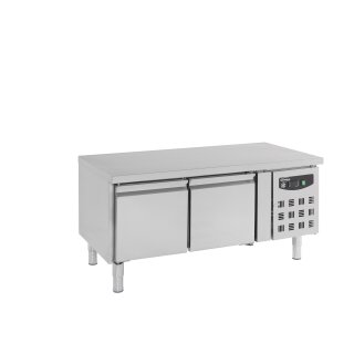 Combisteel Kühltisch mit 2 Türen - 1200 x 700 x 650 mm, Umluft, Edelstahl