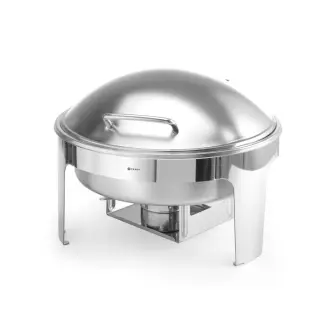 Chafing Dish rund, satiniert,6 Liter