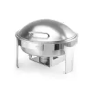 Chafing Dish rund, satiniert,6 Liter