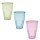 Buffalo 3er Set Milchshake Becher 0,9L, pink, grün & blau
