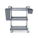 Amerbox Servierwagen mit 3 Etagen - aus Polypropylen, 800x420x(H)945 mm