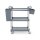Amerbox Servierwagen mit 3 Etagen - aus Polypropylen, 800x420x(H)945 mm