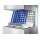 Hendi Regalsystem mit 4 Regalböden - 1280 x 405 x x1685 mm, eloxiertem Aluminium
