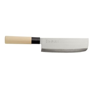 Hendi Japanisches Messer Nakiri - Made in Japan, Edelstahl und Pappelholz