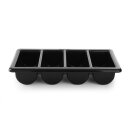 Besteckbehälter, HENDI, Schwarz, 525x325x(H)97mm