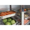 Gastro Kühlschrank Slimline 960 Liter - 2-türig, Edelstahl, mit Rollen