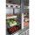 Gastro Kühlschrank Slimline 960 Liter - 2-türig, Edelstahl, mit Rollen