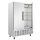 Gastro Kühlschrank Slimline 960 Liter - 2-türig, Edelstahl, mit Rollen