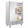 Gastro Kühlschrank Slimline 960 Liter - 2-türig, Edelstahl, mit Rollen
