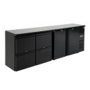 Barkühlschrank 4 Schubalden & 4 Türen Serie U