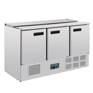 Gekühlte Saladette mit Deckel 4x 1/1 GN, 3 Türen