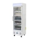 Polar Kühlschrank mit 1 Glastür - Umluftkühlung, 336 Liter, weiß