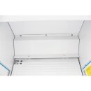 Polar Kühlschrank mit 1 Glastür - Umluftkühlung, 336 Liter, weiß