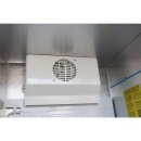 Schwarzer Kühlschrank mit 370 Liter - 1 Glastür, mobil, LED-Innenbeleuchtung