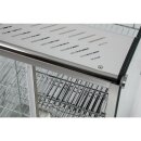 Buffalo Warmhaltevitrine 687x670x568mm mit 3 Roste 120 Liter und Rundumglas