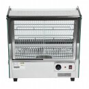 Buffalo Warmhaltevitrine 687x670x568mm mit 3 Roste 120 Liter und Rundumglas