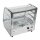 Buffalo Warmhaltevitrine 687x670x568mm mit 3 Roste 120 Liter und Rundumglas