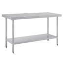Vogue Arbeitstisch 900x1500x600mm mit Grundboden aus...