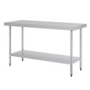 Vogue Arbeitstisch 900x1500x600mm mit Grundboden aus Edelstahl
