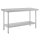 Vogue Arbeitstisch 900x1500x600mm mit Grundboden aus Edelstahl