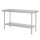 Vogue Arbeitstisch 900x1500x600mm mit Grundboden aus Edelstahl