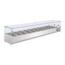Gastro Aufsatzkühlvitrine Für 10X Gn 1/4,...