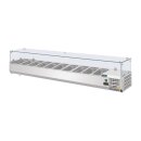 Gastro Aufsatzkühlvitrine Für 10X Gn 1/4,...