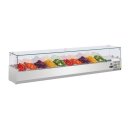 Gastro Aufsatzkühlvitrine Für 10X Gn 1/4, Edelstahl